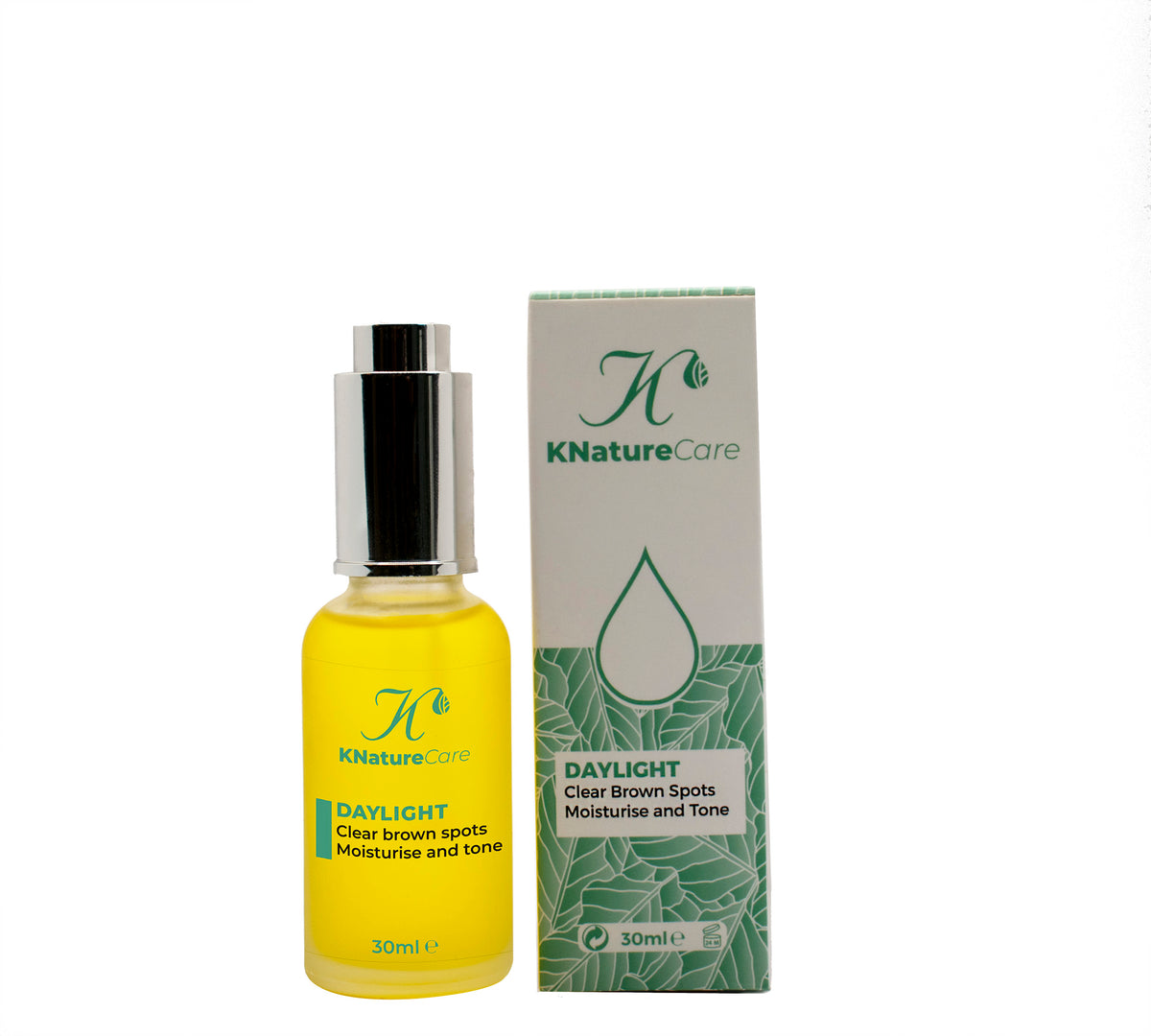 Daylight Facial Oil box and bottle